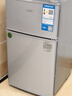 奥克斯小冰箱家用小型迷你冷藏冷冻两用出租房宿舍用节能省电寝室办公室电冰箱 【热卖款 升级净化去味】22A126DW银 实拍图