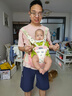 baby friend腰凳婴儿坐凳宝宝背带前后两用多功能抱抱托外出抱娃神器透气粉色 实拍图