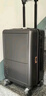 Reebok锐步行李箱PC拉杆箱多功能大容量旅行密码箱皮箱子摩天灰24英寸 实拍图