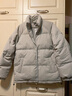 马登工装美式休闲90白鸭绒羽绒服男户外防风外套冬季男士保暖面包服 浅灰色 【立领羽绒服短款/加厚防寒】 2XL 实拍图