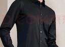 雅戈尔（YOUNGOR）长袖衬衫男DP免烫衬衫纯棉面料抗皱易打理新品 GLDP10171AFA黑色 43 实拍图