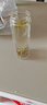 富光男女士双层玻璃杯 高硼硅玻璃304茶隔水杯子 带茶隔泡茶杯400ml 实拍图