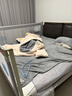 M-CASTLE床围栏婴儿童床上挡板宝宝床边防摔床护栏三面拼接防夹防掉床围挡 银河灰 单面装 2.0米 实拍图