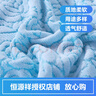 恒源祥老式毛巾被纯棉单人双人线圈纯色全棉毛巾毯空调毯夏天薄款儿童毯 【蓝色】100%全棉丨老式毛圈 220cm*180cm 实拍图