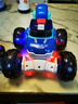 奥智嘉遥控汽车儿童玩具男孩8-12岁声光扭变翻斗特技越野车生日礼物 实拍图