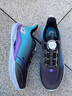 安踏儿童运动鞋男女大童跑步鞋25年秋冬季旋钮扣加厚密网犟弹驭风跑鞋 【防风加密网男】黑/蓝/银5567-3 40 鞋内长25cm 实拍图