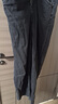 优衣库女装男装宽松廓形牛仔裤/弯刀镰刀裤子25秋冬新款479000 08 深灰色 24 /155/62A 实拍图
