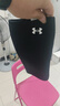 安德玛（Under Armour）运动护小腿袜套护膝篮球护具男女防护健身训练跑步足球 黑色L码 实拍图