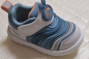 巴布豆学步鞋秋男宝毛毛虫防滑透气儿童机能鞋软底男童鞋靛蓝21码 实拍图