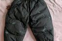 巴拉巴拉童装儿童羽绒裤男女童长裤宝宝裤子舒适保暖时尚洋气潮酷 黑色调00499-灰鸭绒 100 充绒量32g 实拍图