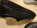 骆驼（CAMEL）皮鞋男商务休闲鞋秋冬季真皮高端加绒一脚蹬牛皮爸爸鞋子男士 G14A545711  黑色 44 实拍图