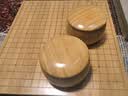 御圣围棋五子棋天然楠竹棋盘实木围棋罐单面新云子象棋围棋家用送长辈 实拍图