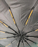 法瑞纳全自动雨伞黑胶双人男女晴雨两用伞加固折叠抗风遮阳伞太阳伞 224骨全自动-帝王黑 实拍图
