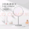 名创优品（MINISO）高质双面台式化妆美容镜桌面镜子公主镜生日礼物送女友[6寸] 实拍图