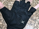 Keep 健身手套男女立体掌垫版 哑铃器械护腕力量训练耐磨防滑 碳灰L 实拍图