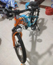 凤凰山地自行车男女变速山地车碟刹青少年儿童自行车学生单车 星际 橙蓝【变速】后座+LED灯+三刀轮 22寸【适合130-170cm】 实拍图
