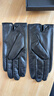 稻草人真皮手套冬季羊皮男女骑行保暖触屏加绒加厚防风防寒防水高档手套 山羊皮328黑色男款（加绒触屏+礼盒）建议拍大一码 L【官方正品-礼盒装】 实拍图