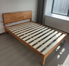 林氏家居全实木床双人床1.8米1.5米可选主卧室大床原木风床架单人床PK13A 【低铺|排骨架】全实木夜光床 1.5米x2米 实拍图