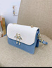 范西帕奢侈包包女包2025年新款斜跨包女士单肩手提包生日礼物送女友老婆 刺绣爱心蓝色天鹅【精美礼盒装】 轻奢品牌高端时尚大牌小众高级感女生包包 实拍图