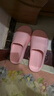 回力踩屎厚底情侣凉拖室内外沙滩软底家用浴室拖鞋HL0212粉色40-41码 实拍图