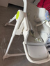 babycare宝宝餐椅6个月以上吃饭可折叠儿童座椅可移动婴儿成长椅 贝壳白 实拍图