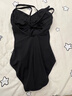 速比涛（Speedo）泳衣女经典系列双肩带全身塑形温泉显瘦防晒抗氯连体泳衣 黑色 S 实拍图