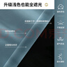 京东京造黑贝妮蓝色窗帘 99%全遮光成品窗帘布卧室客厅挂钩式 宽2*高2.7米 实拍图