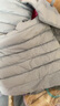 雪中飞经典新款百搭轻薄男式立领短款羽绒服马甲包边大口袋休闲鸭绒 静谧灰|8210-女 M 170/92A 实拍图
