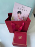 周大生18K金项链女款彩金锁骨O字素链生日礼物送女生 约0.8g 45cm 实拍图