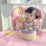 COOKSS宝宝勺子婴儿学吃饭训练叉勺316不锈钢儿童自主进食辅食勺子餐具 实拍图
