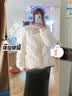 妙恋多【大促6折】羽绒棉服女2025新款女士外套秋冬女韩系加厚百搭棉袄 米白色 均码 L码【115斤-130斤】 (京仓快速发货） 实拍图