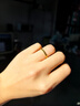 周六福碎碎冰冰足金999黄金戒指女生日礼物计价A0113247 11号 约1.84g 实拍图