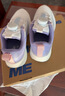 乔丹女大童跑步鞋儿童冬季革面童鞋旋钮扣运动鞋子 乔丹白/钰莹紫34 实拍图
