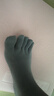 Keep瑜伽袜防滑分指女五指袜夏季室内专用地板运动舞蹈袜 基础款灰色 实拍图