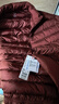 优衣库男装女装高级轻型羽绒茄克便携立领外套排骨夹克478273 478273/18暗红色 XL 实拍图