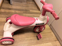 贝趣儿童三轮车自行车1-3-6岁脚踏车宝宝平衡车婴儿幼儿2岁小孩童车 粉 【升级加大】灯音乐+转向推杆 滑步滑行车生日六一儿童节礼物 实拍图