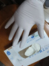 英科医疗（INTCO）一次性医用丁腈手套100只S码白色防护实验室家务洗碗乳胶橡胶手套 实拍图