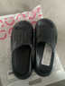名创优品（MINISO）拖鞋男女家居情侣家用舒适浴室防滑防臭四季拖鞋  高级黑42-43 实拍图