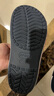 卡骆驰（CROCS）洞洞鞋贝雅卡骆班轻便耐磨一脚蹬休闲鞋|205089 黑色/白色-066 37 /38(230mm) 实拍图