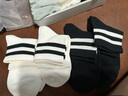 蕉内氮气311Dry女士棉袜子7A抗菌防臭短筒条纹运动透气吸汗秋冬4双 实拍图