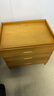 竹艺佳（ZHUYIJIA）卧室柜床头柜简易楠竹多层小柜子迷你室内床边柜多功能储物柜斗柜 茶色-大三抽床头柜 实拍图