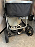 纽贝耳newber婴儿车 婴儿推车 婴儿车0-3岁用折叠可坐可躺带减震 可换向 黑白 防风保暖罩+防蚊罩+护脊板 实拍图