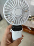 手持小风扇数显便携式随身折叠小型礼物迷你办公室电动USB电风扇静音桌面学生宿舍 随机颜色|数显5档|强劲风力|可折叠|带底座 实拍图