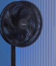 美的（Midea）【超级单品】七叶轻音立式电风扇家用柔风落地扇台式桌面小型风扇大风量节能摇头宿舍电扇 SAF30AB 实拍图