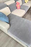 雅鹿家纺 纯色沙发套罩全包浴帽式四季通用型防猫抓弹力沙发笠坐垫套 云感棉银灰【弹力防滑】 单人套宽65-90cm*长65-90cm 实拍图