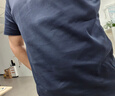 拇指白小T【水光魔术】二代三防短袖T恤春夏新款纯棉经典上衣 藏青男 3XL 实拍图