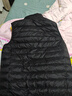 雪中飞秋冬新款男式轻薄羽绒服马甲基础男士短款羽绒秋马甲 宝石黑|8086 XL 180/100A 实拍图