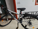 凤凰自行车成年人男女变速自行车青少年单车越野公路车学生山地自行车 铝架/蓝图变速/正新轮胎/条轮灰 24速27.5寸【适合170-195cm】 实拍图
