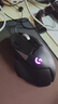 罗技（G）G502 HERO 主宰者 电竞游戏鼠标 有线鼠标 RGB炫彩灯光  机械配重竞技FPS吃鸡宏cf吃鸡鼠标 G502H+蓝白贴纸+鼠标垫 实拍图