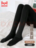 猫人25年新品【加绒加厚光腿神器】女士打底裤袜女保暖连裤袜黑色 实拍图